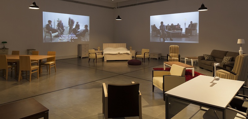 Installation shot of Einat Amir's